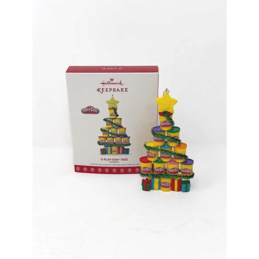 Hallmark Keepsake O Play Doh Tree Ornament 2017 Hasbro Christmas Box